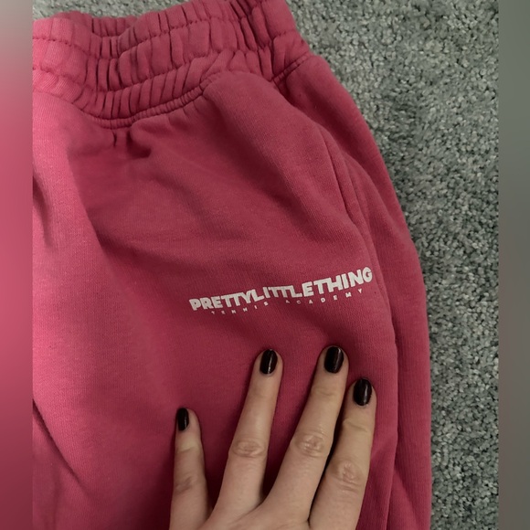 BNWOT Pretty Little Thing pink tracksuit sz L - Picture 4 of 7